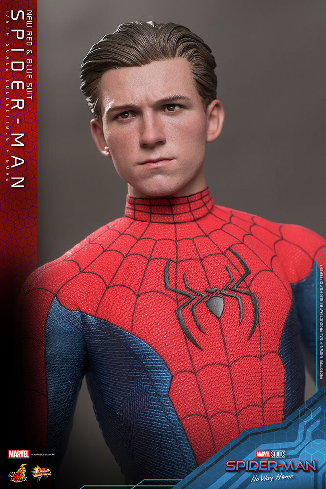 Hot Toys Spider-Man: No Way Home Action Figure 1/6 Spider-Man (New Red and Blue Suit) 28 cm Hot Toys Spider-Man: No Way Home Action Figure 1/6 Spider-Man (New Red and Blue Suit) 28 cm