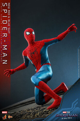 Hot Toys Spider-Man: No Way Home Action Figure 1/6 Spider-Man (New Red and Blue Suit) 28 cm Hot Toys Spider-Man: No Way Home Action Figure 1/6 Spider-Man (New Red and Blue Suit) 28 cm