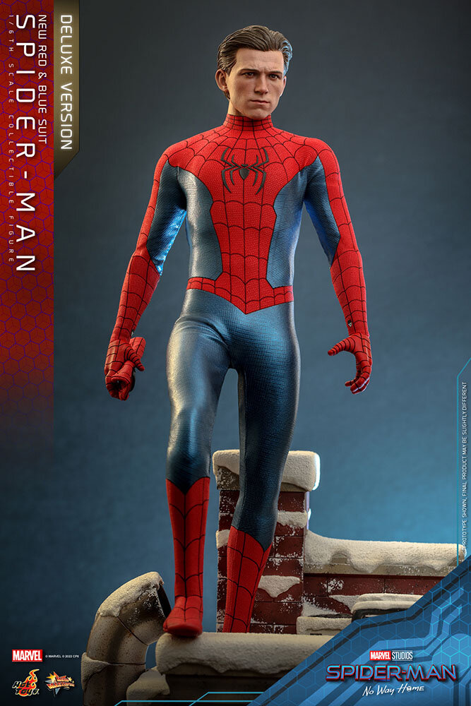 Hot Toys Spider-Man: No Way Home Action Figure 1/6 Spider-Man (New Red and Blue Suit) (Deluxe Version) 28 cm Hot Toys Spider-Man: No Way Home Action Figure 1/6 Spider-Man (New Red and Blue Suit) (Deluxe Version) 28 cm