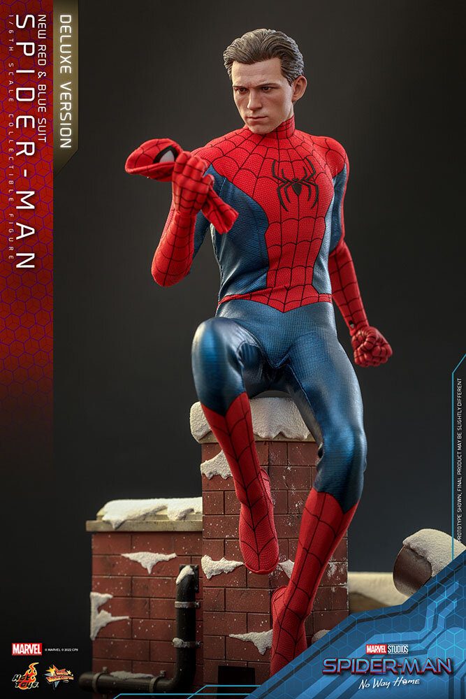 Hot Toys Spider-Man: No Way Home Action Figure 1/6 Spider-Man (New Red and Blue Suit) (Deluxe Version) 28 cm Hot Toys Spider-Man: No Way Home Action Figure 1/6 Spider-Man (New Red and Blue Suit) (Deluxe Version) 28 cm