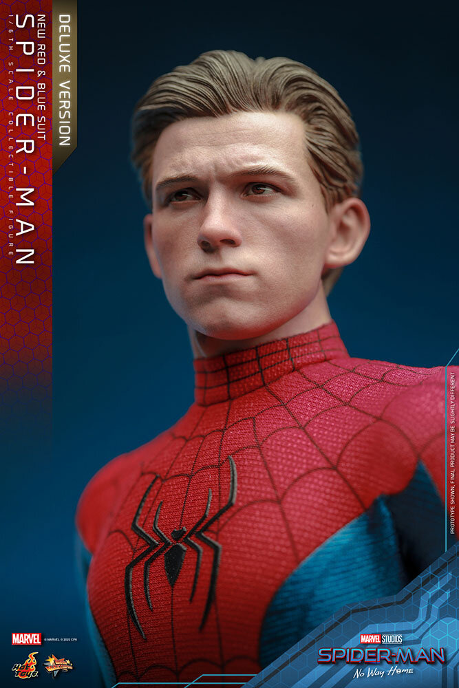 Hot Toys Spider-Man: No Way Home Action Figure 1/6 Spider-Man (New Red and Blue Suit) (Deluxe Version) 28 cm Hot Toys Spider-Man: No Way Home Action Figure 1/6 Spider-Man (New Red and Blue Suit) (Deluxe Version) 28 cm