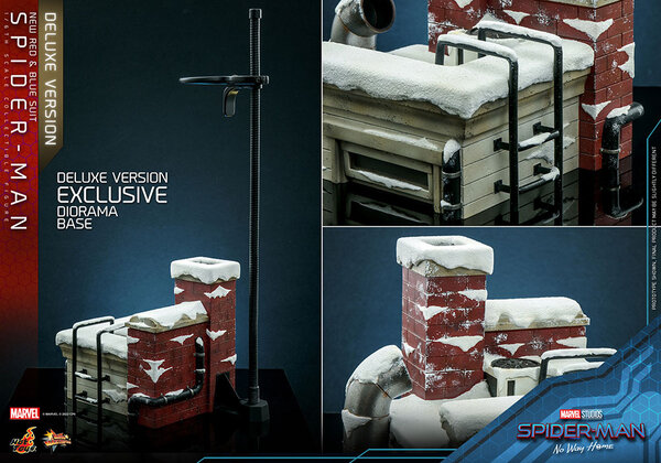 Hot Toys Spider-Man: No Way Home Action Figure 1/6 Spider-Man (New Red and Blue Suit) (Deluxe Version) 28 cm Hot Toys Spider-Man: No Way Home Action Figure 1/6 Spider-Man (New Red and Blue Suit) (Deluxe Version) 28 cm