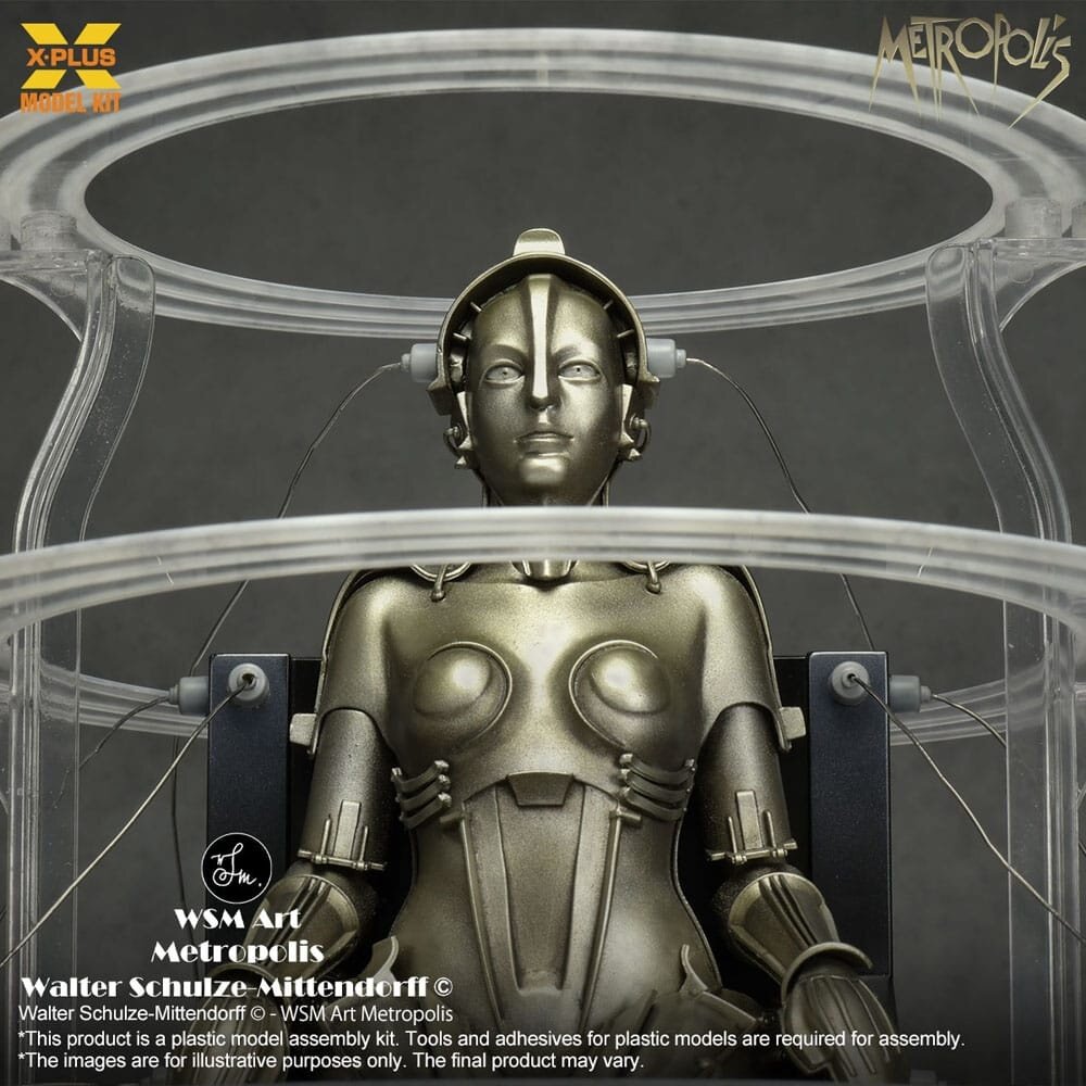 Metropolis Plastic Model Kit 1/8 Maschinenmensch Seated Ver. 18 cm Metropolis Plastic Model Kit 1/8 Maschinenmensch Seated Ver. 18 cm