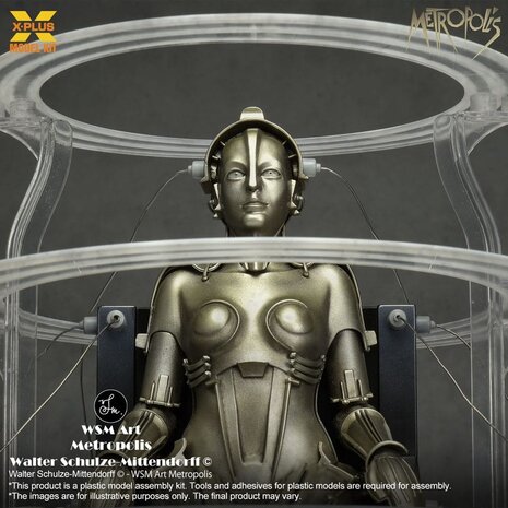 Metropolis Plastic Model Kit 1/8 Maschinenmensch Seated Ver. 18 cm Metropolis Plastic Model Kit 1/8 Maschinenmensch Seated Ver. 18 cm