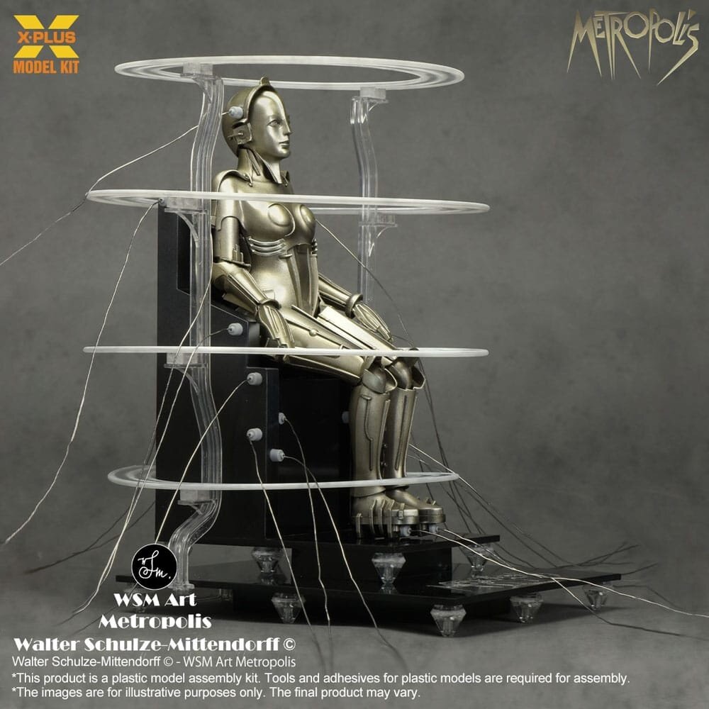 Metropolis Plastic Model Kit 1/8 Maschinenmensch Seated Ver. 18 cm Metropolis Plastic Model Kit 1/8 Maschinenmensch Seated Ver. 18 cm