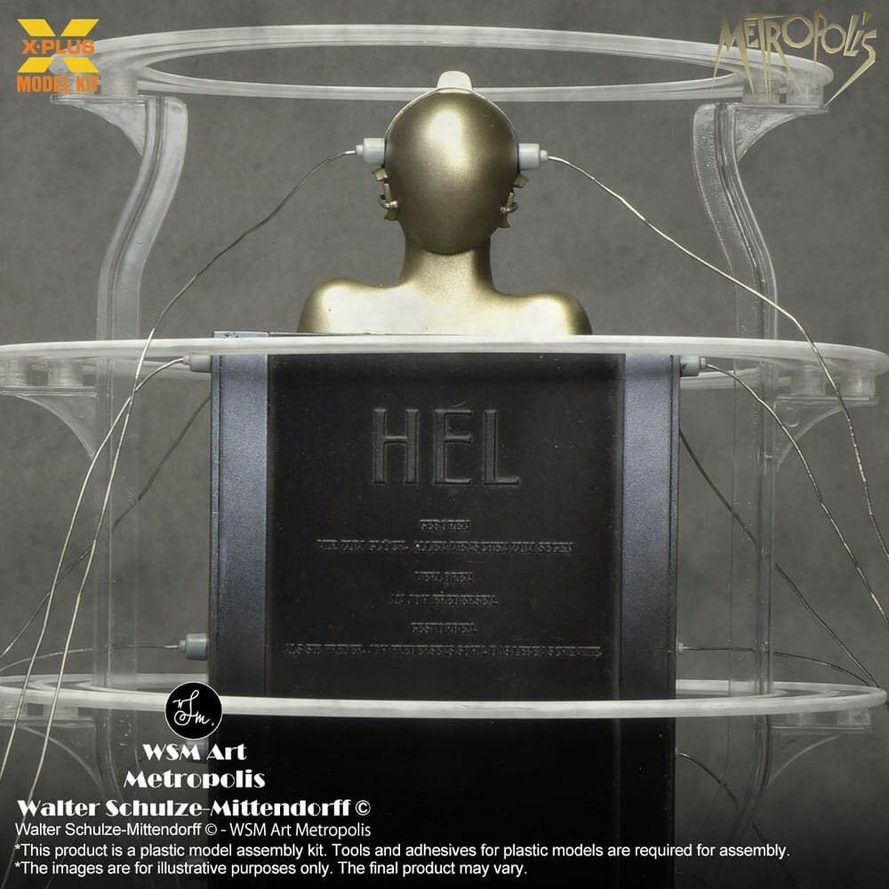 Metropolis Plastic Model Kit 1/8 Maschinenmensch Seated Ver. 18 cm Metropolis Plastic Model Kit 1/8 Maschinenmensch Seated Ver. 18 cm