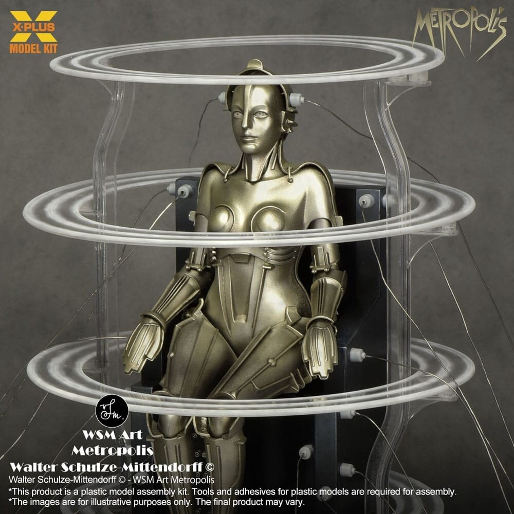 Metropolis Plastic Model Kit 1/8 Maschinenmensch Seated Ver. 18 cm Metropolis Plastic Model Kit 1/8 Maschinenmensch Seated Ver. 18 cm
