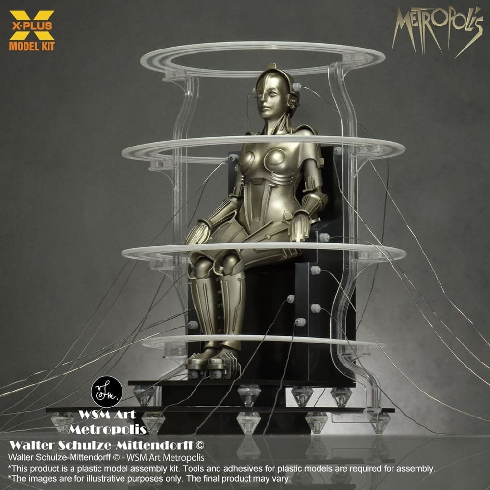 Metropolis Plastic Model Kit 1/8 Maschinenmensch Seated Ver. 18 cm Metropolis Plastic Model Kit 1/8 Maschinenmensch Seated Ver. 18 cm