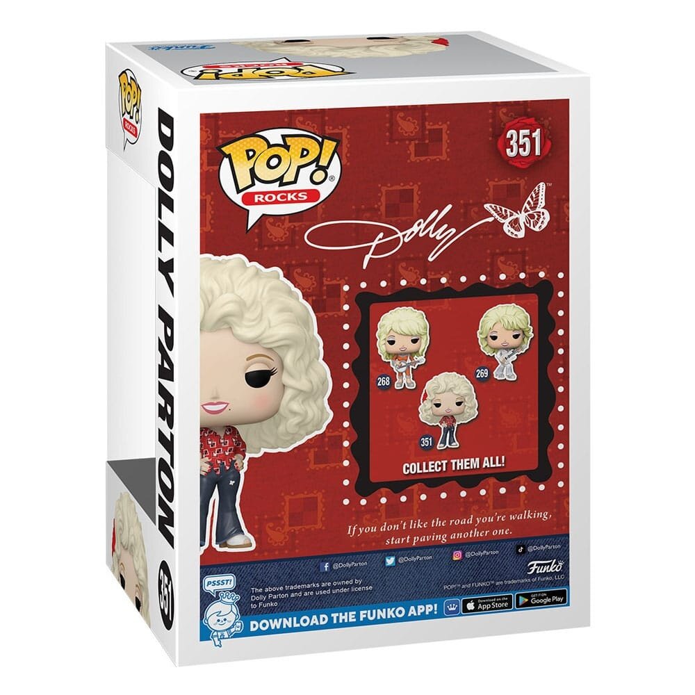 Funko Dolly Parton POP! Rocks Vinyl Figure '77 Tour #351 Funko Dolly Parton POP! Rocks Vinyl Figure '77 Tour #351