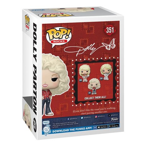 Funko Dolly Parton POP! Rocks Vinyl Figure '77 Tour #351 Funko Dolly Parton POP! Rocks Vinyl Figure '77 Tour #351