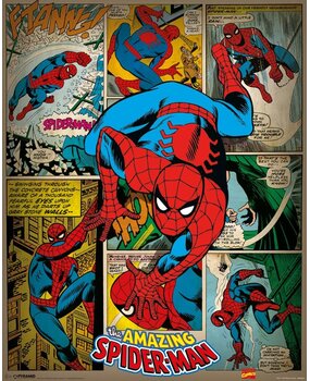 Pyramid International Marvel Comics Retro Poster Spider-Man 40 x 50 cm Pyramid International Marvel Comics Retro Poster Spider-Man 40 x 50 cm