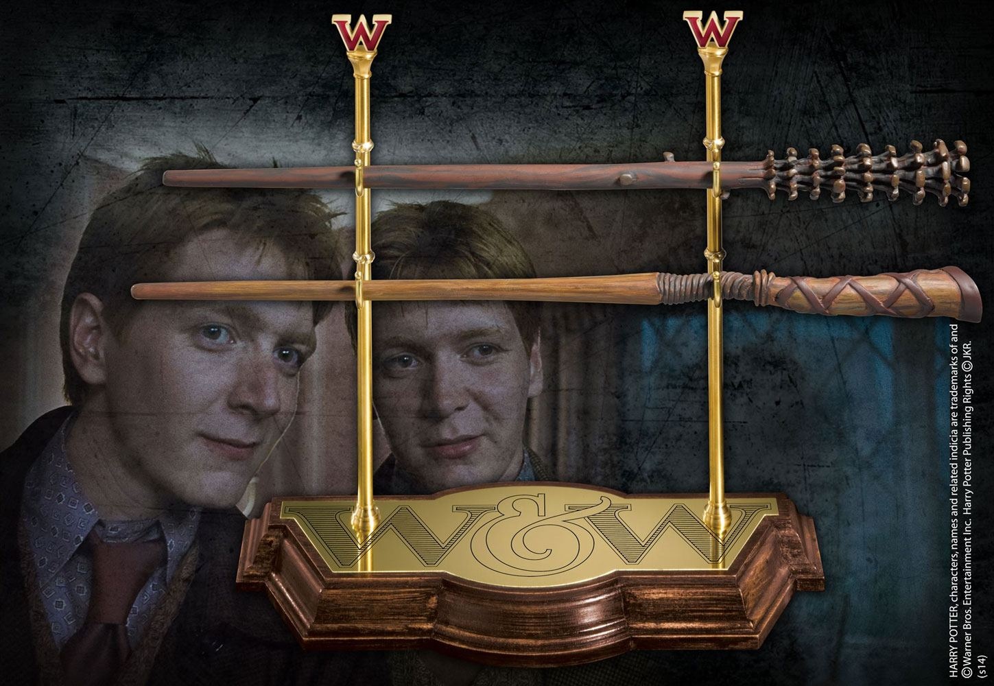 NEW In Box - Noble Collection Harry Potter Hufflepuff Wand Stand