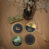 Cinereplicas Le Seigneur des Anneaux Set Coasters (4 pieces) Cinereplicas Le Seigneur des Anneaux Set Coasters (4 pieces)
