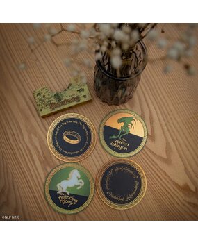 Cinereplicas Lord of the Rings Set Coasters (4 pieces) Cinereplicas Lord of the Rings Set Coasters (4 pieces)