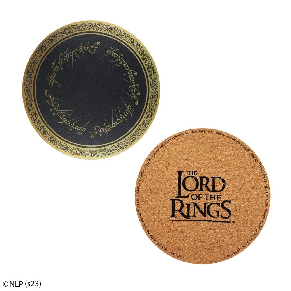 Cinereplicas Lord of the Rings Set Coasters (4 pieces) Cinereplicas Lord of the Rings Set Coasters (4 pieces)