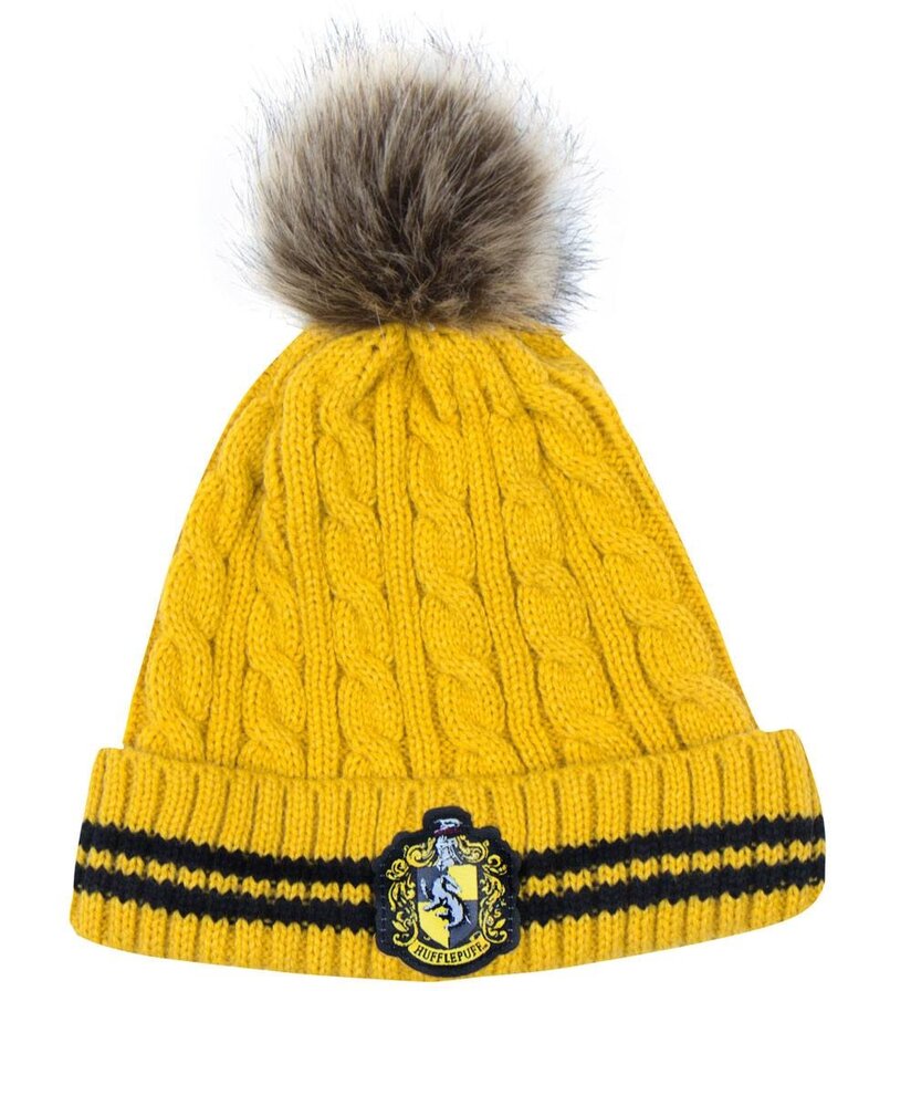 Cinereplicas Harry Potter Muts met Pompon Hufflepuff Cinereplicas Harry Potter Muts met Pompon Hufflepuff