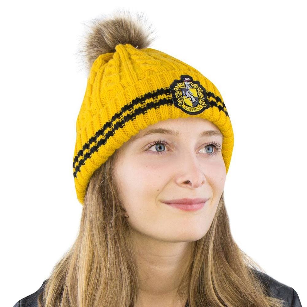 Cinereplicas Harry Potter Muts met Pompon Hufflepuff Cinereplicas Harry Potter Muts met Pompon Hufflepuff