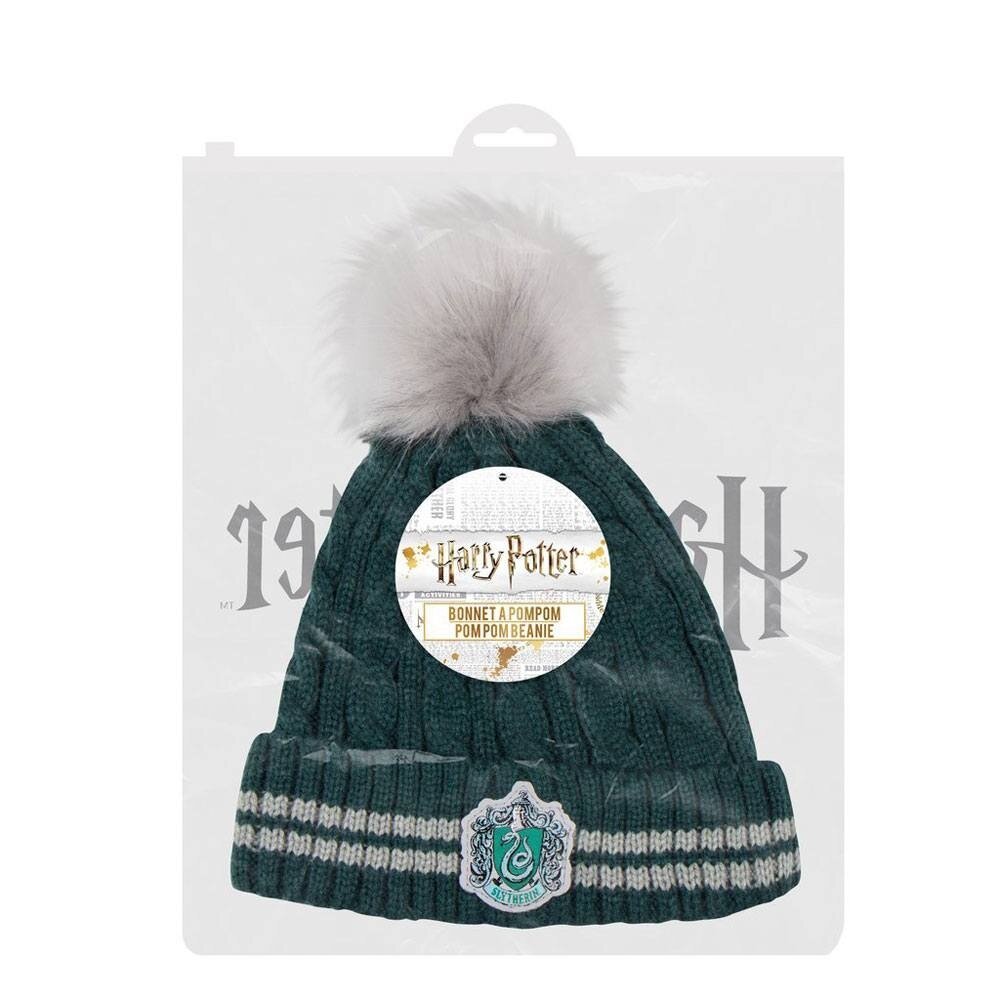 Cinereplicas Harry Potter Pom-Pom Beanie Slytherin Cinereplicas Harry Potter Pom-Pom Beanie Slytherin