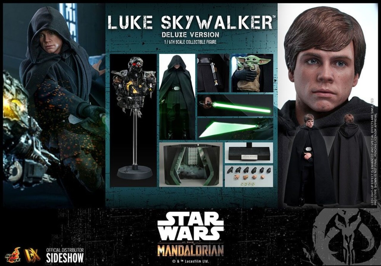 Hot Toys Star Wars The Mandalorian Action Figure 1/6 Luke Skywalker (Deluxe Version) 30 cm Hot Toys Star Wars The Mandalorian Action Figure 1/6 Luke Skywalker (Deluxe Version) 30 cm