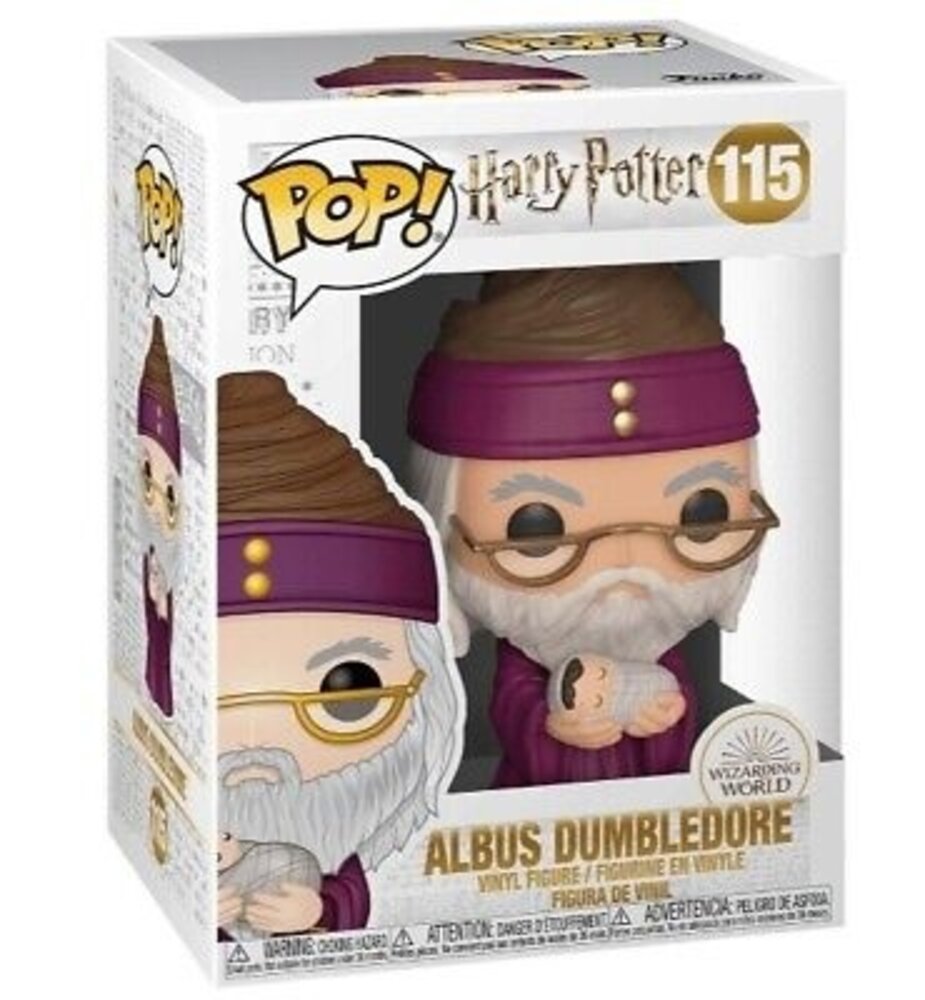 Funko Harry Potter POP! Movies Vinyl Figure Dumbledore w/Baby Harry #115 Funko Harry Potter POP! Movies Vinyl Figure Dumbledore w/Baby Harry #115