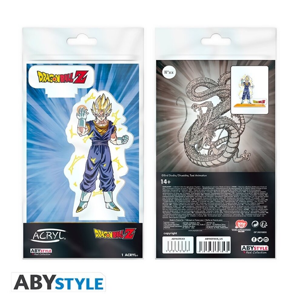 ABY Style Dragon Ball Z Vegito Acryl Figure 10 cm ABY Style Dragon Ball Z Vegito Acryl Figure 10 cm