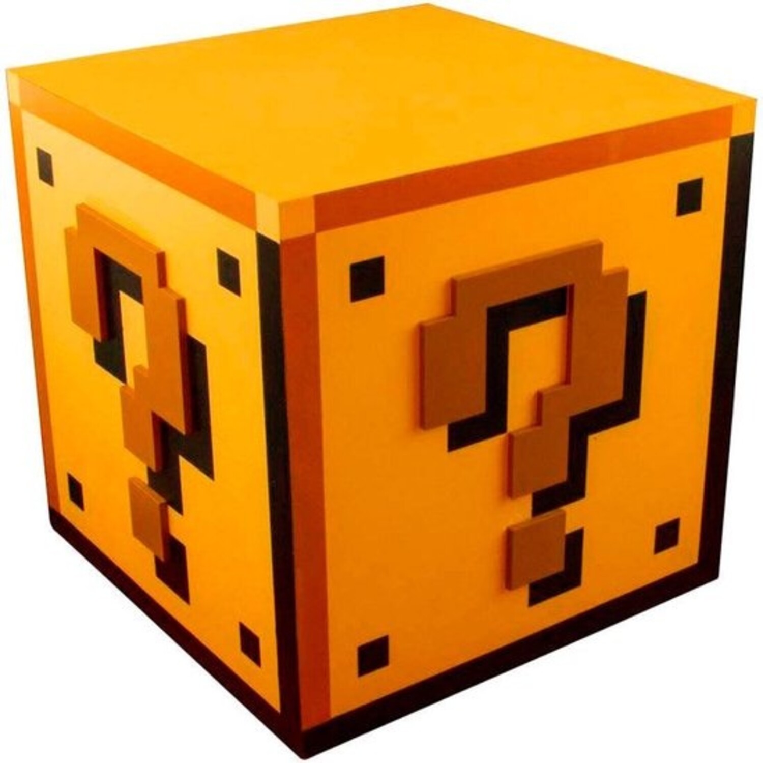 Super Mario Question Block Storage Cube