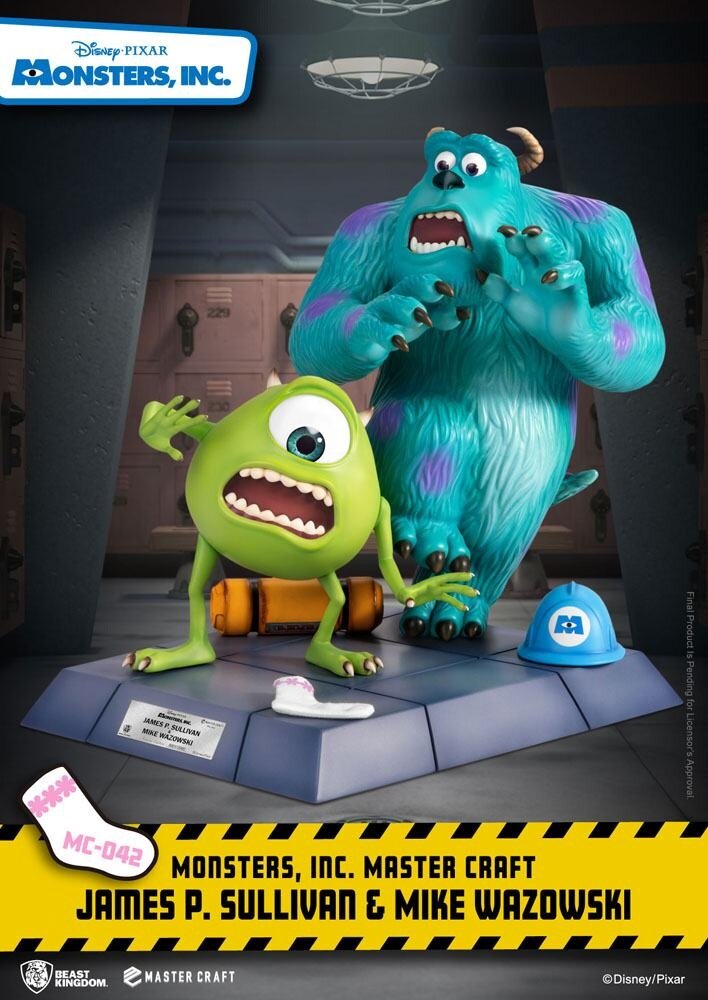 Beast Kingdom Monsters, Inc. Master Craft Statue James P. Sullivan & Mike  Wazowski 34 cm