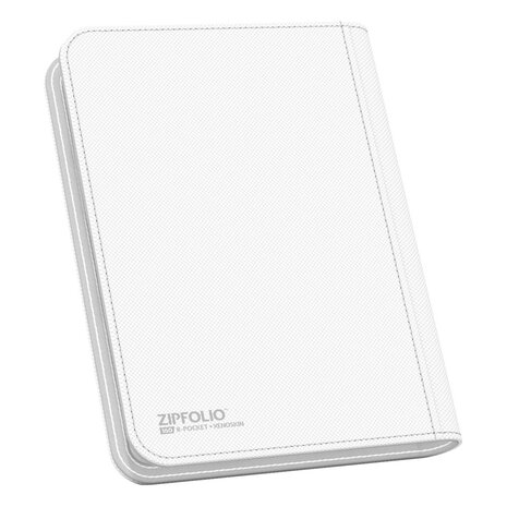 Ultimate Guard Zipfolio 160 Portfolio 8-Pocket XenoSkin Wit Ultimate Guard Zipfolio 160 Portfolio 8-Pocket XenoSkin Wit