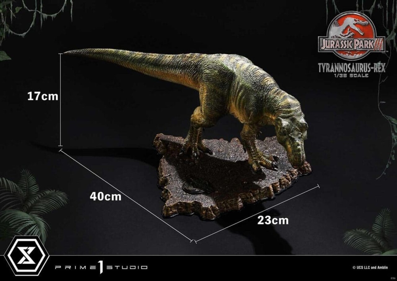 Prime 1 Studio Jurassic Park III Prime Collectibles Statue 1/38 T-Rex 17 cm Prime 1 Studio Jurassic Park III Prime Collectibles Statue 1/38 T-Rex 17 cm