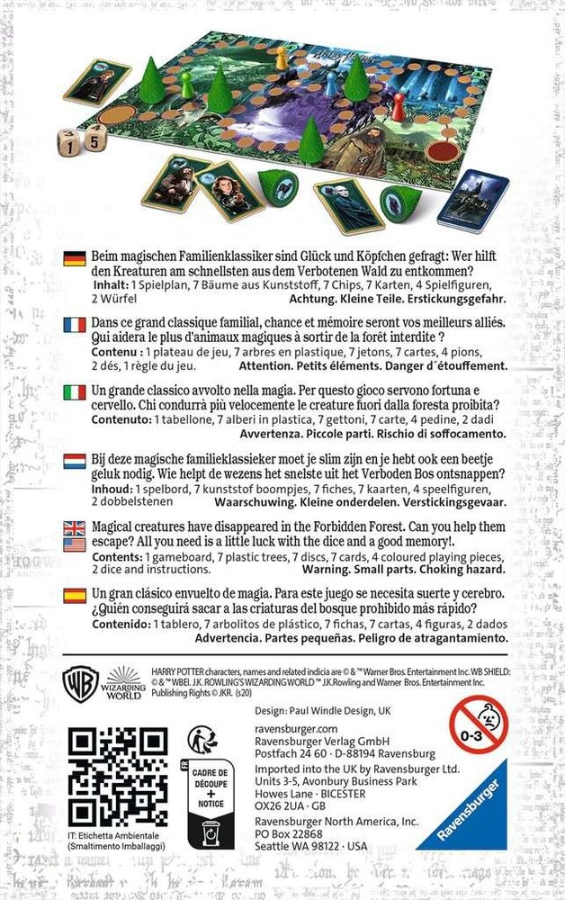 Ravensburger Harry Potter Sagaland Board Game Ravensburger Harry Potter Sagaland Board Game