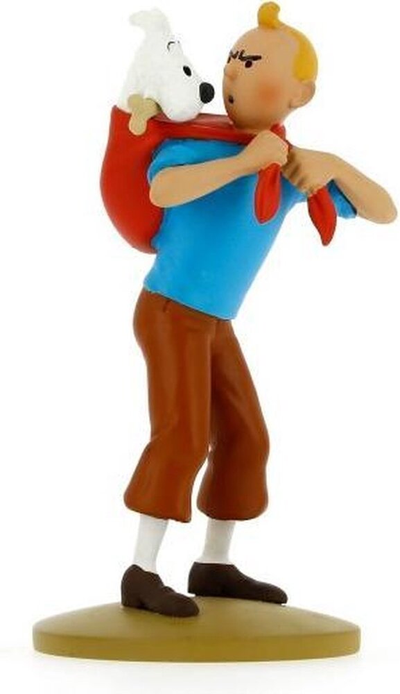 Tintinimaginatio Tintin Statuette Ramène Milou 12 cm