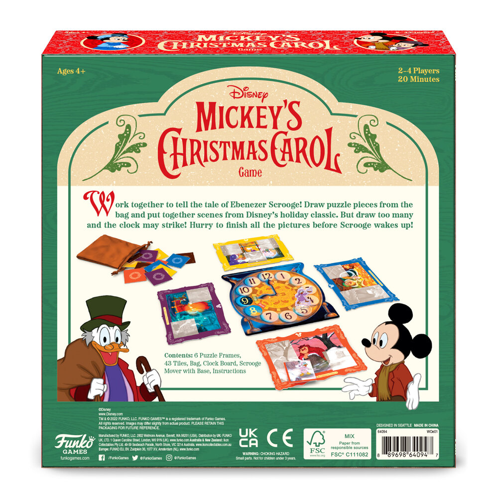 Funko Mickey's Christmas Carol Bordspel *English Version* Funko Mickey's Christmas Carol Bordspel *English Version*