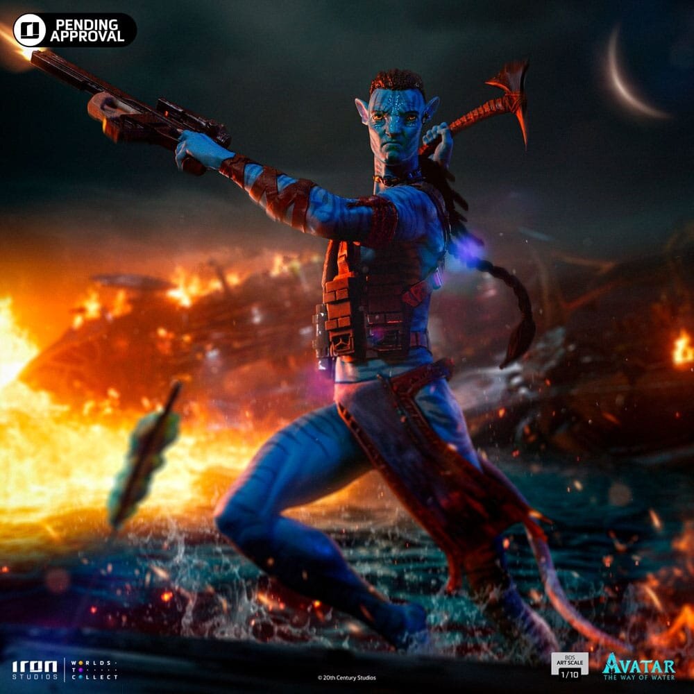 Iron Studios Avatar: The Way of Water BDS Art Scale Statue 1/10 Jake Sully 48 cm