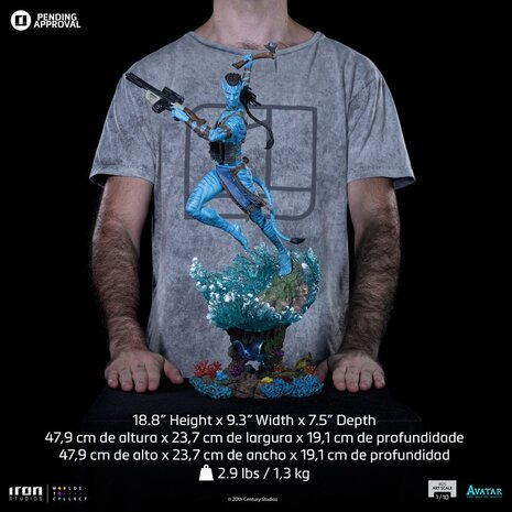 Iron Studios Avatar: The Way of Water BDS Art Scale Statue 1/10 Jake Sully 48 cm