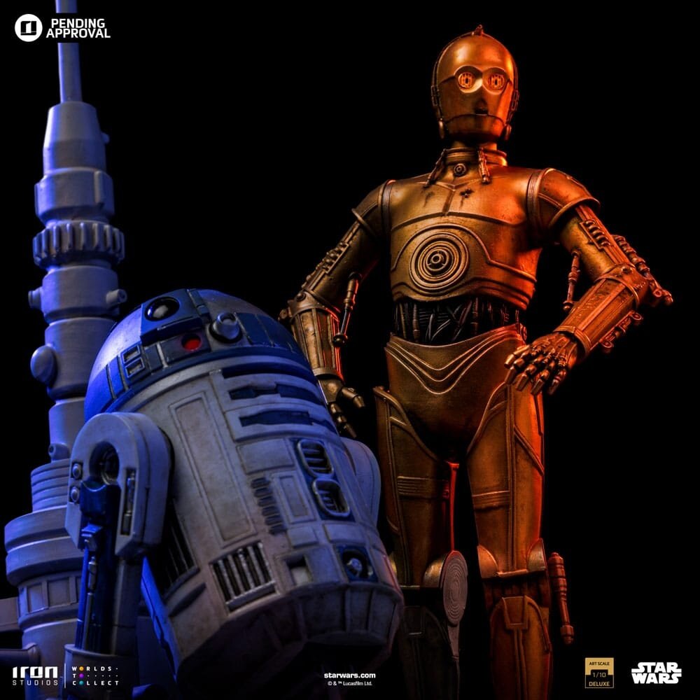 Iron Studios Star Wars Deluxe Art Scale Statue 1/10 C-3PO & R2D2 31 cm Iron Studios Star Wars Deluxe Art Scale Statue 1/10 C-3PO & R2D2 31 cm