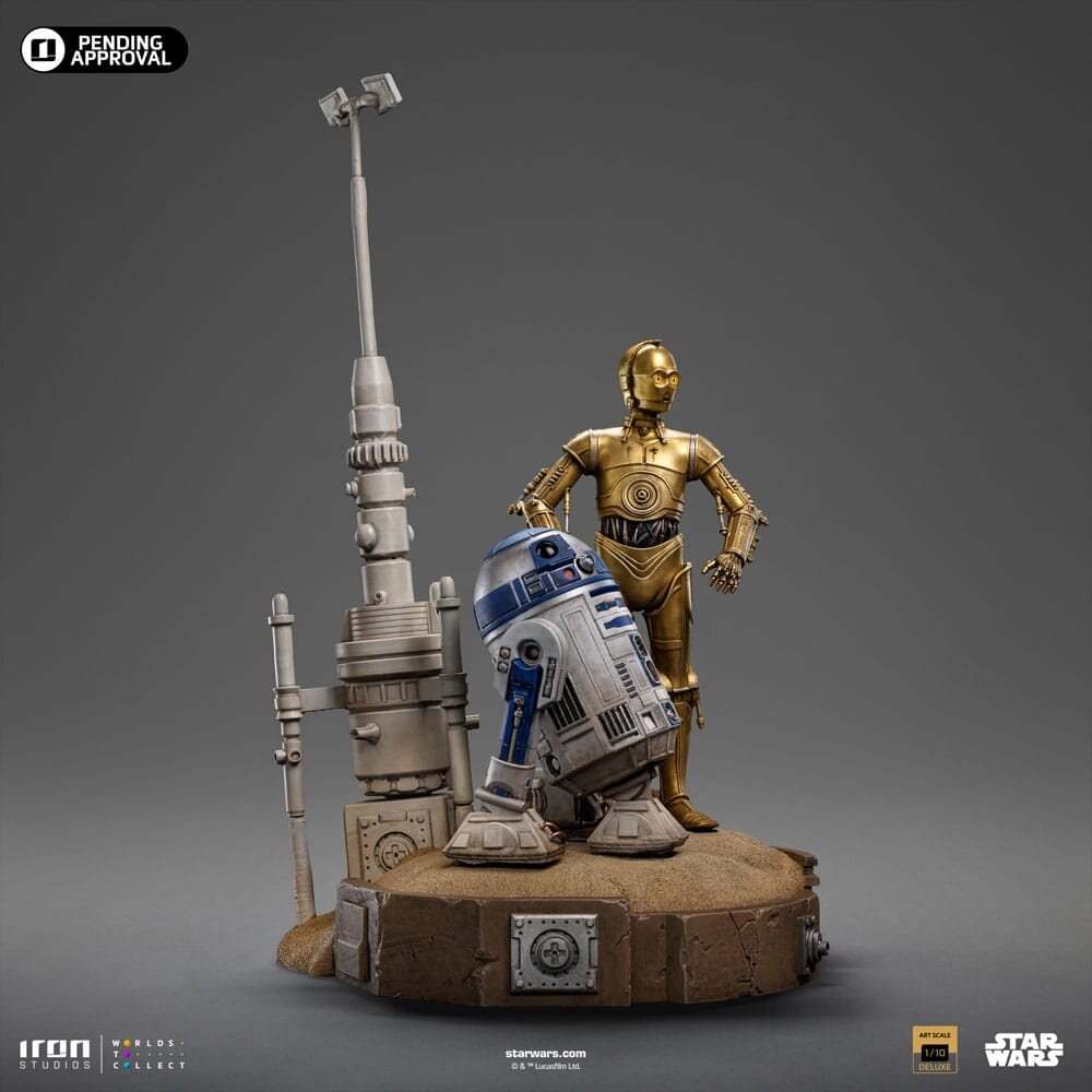Iron Studios Star Wars Deluxe Art Scale Statue 1/10 C-3PO & R2D2 31 cm Iron Studios Star Wars Deluxe Art Scale Statue 1/10 C-3PO & R2D2 31 cm