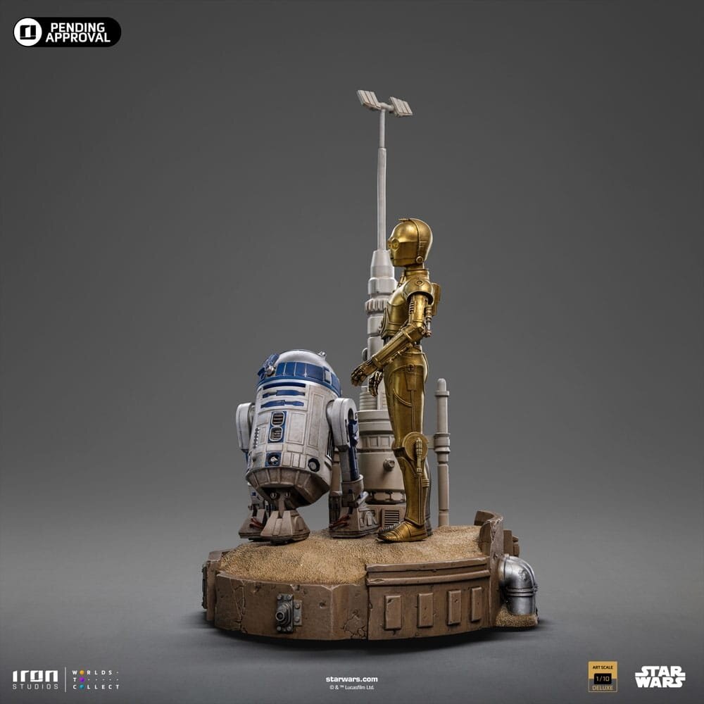 Iron Studios Star Wars Deluxe Art Scale Statue 1/10 C-3PO & R2D2 31 cm Iron Studios Star Wars Deluxe Art Scale Statue 1/10 C-3PO & R2D2 31 cm