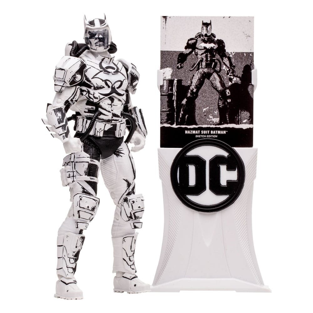 DC Multiverse Action Figure Hazmat Suit Batman (Line Art) (Gold Label ...