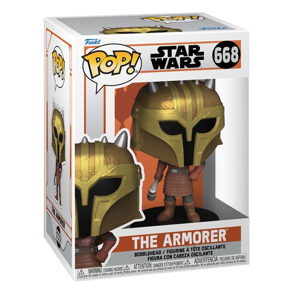 Funko Star Wars: The Mandalorian POP! Vinyl Figure The Amorer #668 Funko Star Wars: The Mandalorian POP! Vinyl Figure The Amorer #668