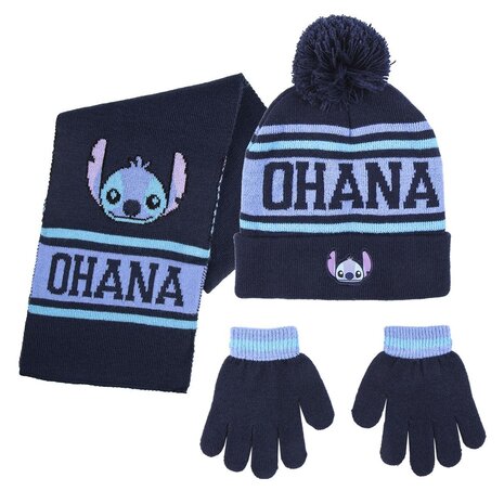 Cerda Lilo & Stitch Ohana Beanie, Gloves & Scarve Kids Cerda Lilo & Stitch Ohana Beanie, Gloves & Scarve Kids