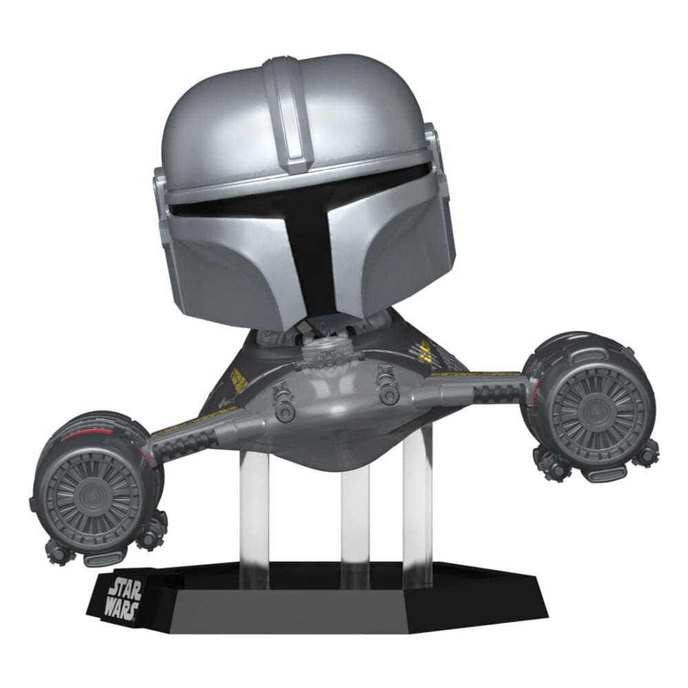 Funko Star Wars: The Mandalorian POP! Rides Vinyl Figure Mandalorian in N1 Starfighter #670 Funko Star Wars: The Mandalorian POP! Rides Vinyl Figure Mandalorian in N1 Starfighter #670