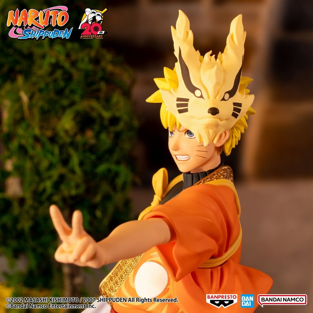 Naruto 20th Anniversary Costume Naruto Uzumaki PVC Statue 14 cm