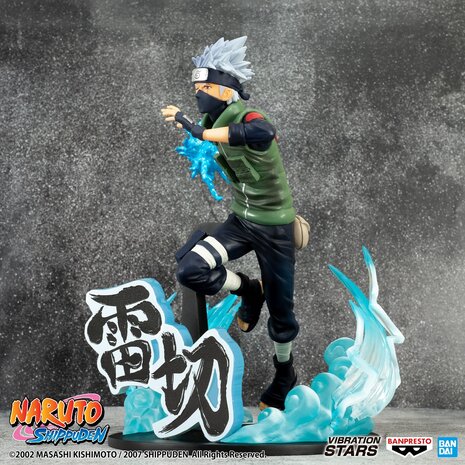 Banpresto Naruto Shippuden Vibration Stars Kakashi Hatake PVC Statue 21 cm Banpresto Naruto Shippuden Vibration Stars Kakashi Hatake PVC Statue 21 cm