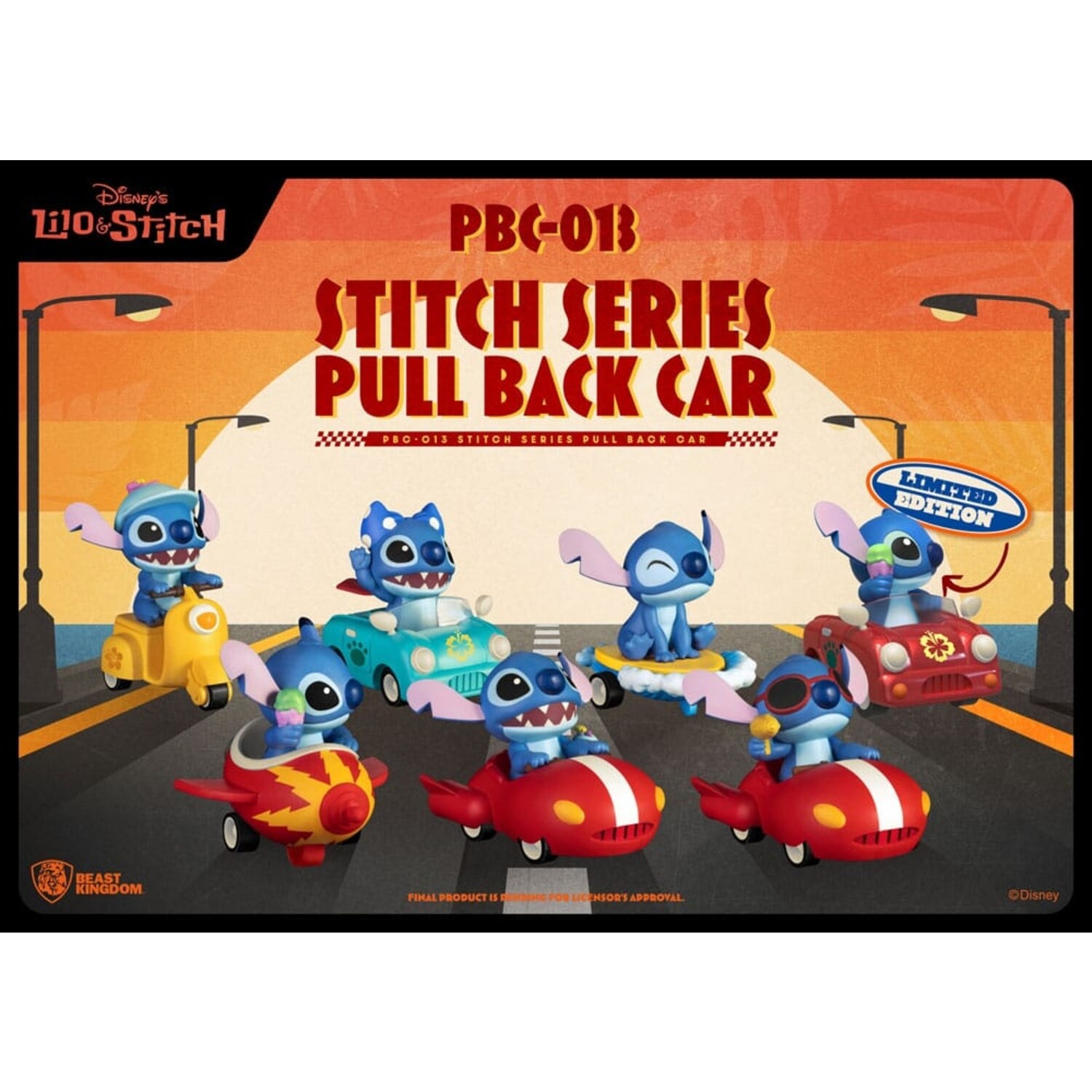 Lilo & Stitch Pull Back Car Blind Box - Planet Fantasy