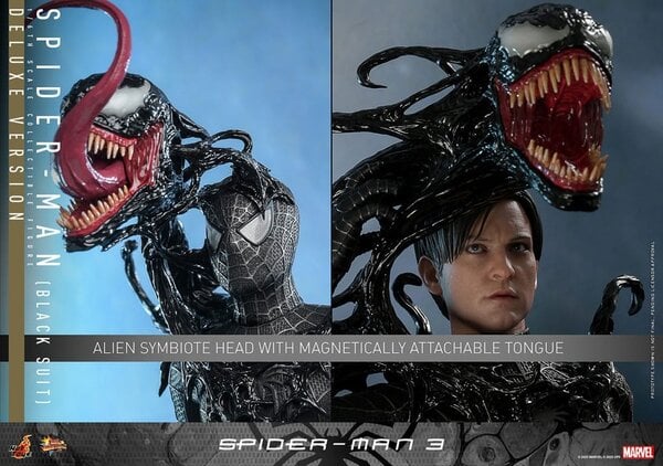 Hot Toys MMS728 Spider-Man 3: Spider-Man (Black Suit) (Deluxe Version) - V  Store Collectibles