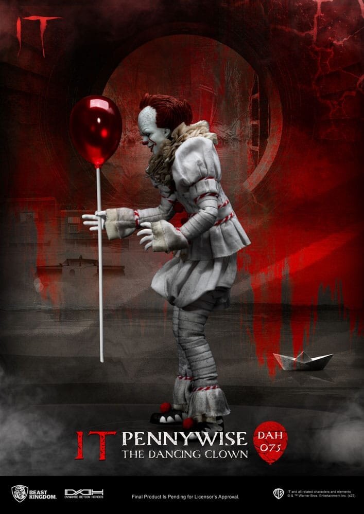 Beast Kingdom Stephen Kings It Dynamic 8ction Heroes Action Figure 1/9 Pennywise 21 cm Beast Kingdom Stephen Kings It Dynamic 8ction Heroes Action Figure 1/9 Pennywise 21 cm