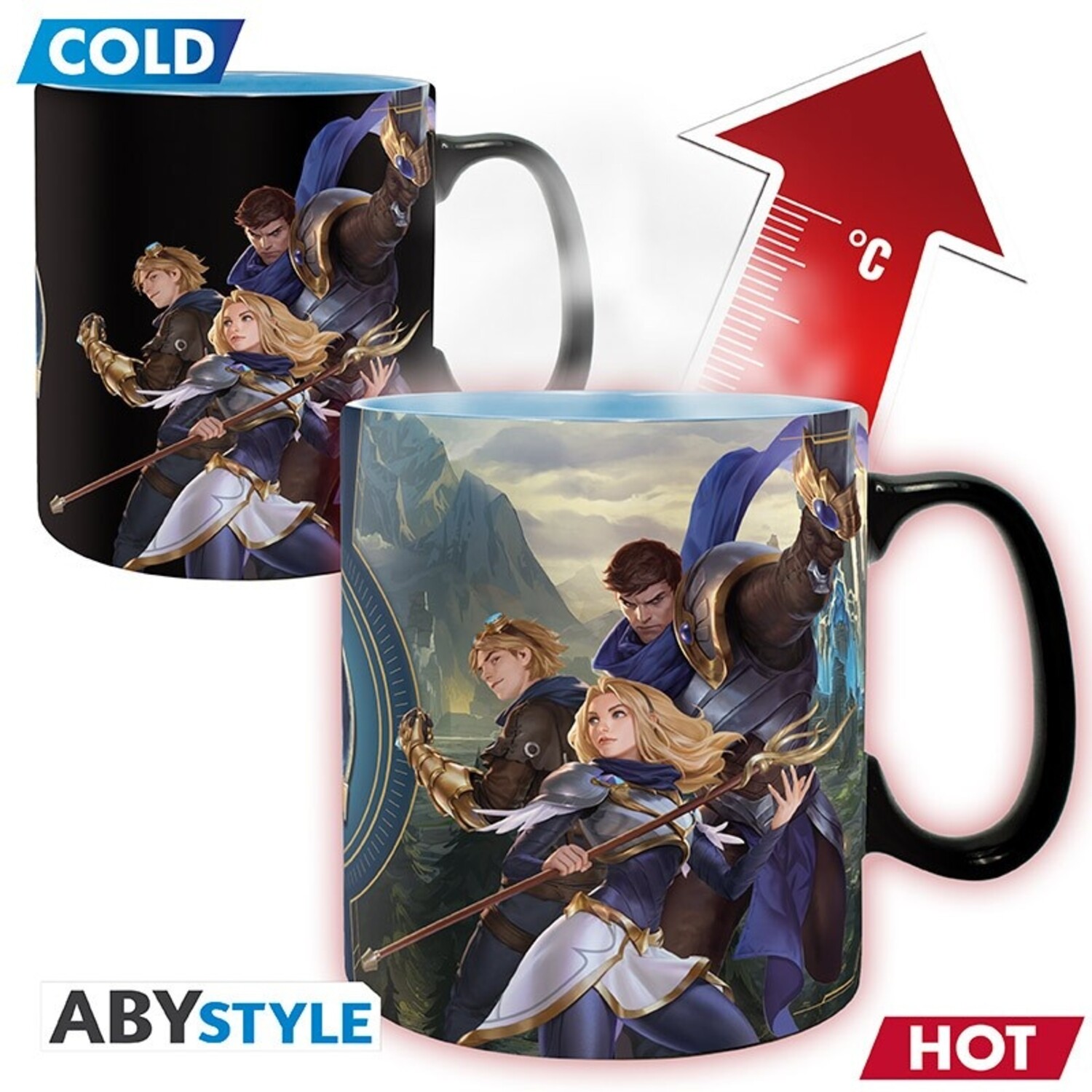 League of Legends Group Heat Change Mug - Planet Fantasy