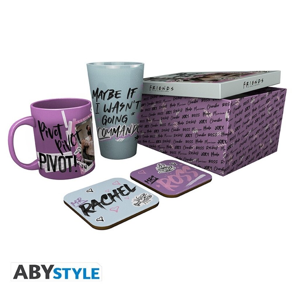 ABY Style Friends Gift Set (XXL Glass, Mug & 2 Coasters) ABY Style Friends Gift Set (XXL Glass, Mug & 2 Coasters)