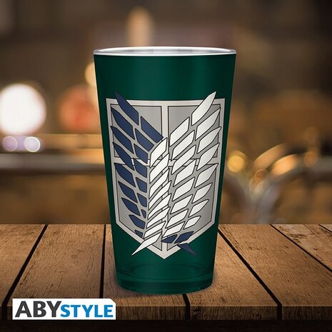ABY Style Attack on Titan Scout Symbol XXL Glas ABY Style Attack on Titan Scout Symbol XXL Glas