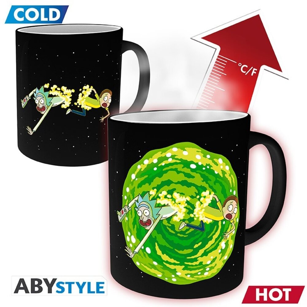 ABY Style Rick and Morty Portal Heat Change Mug ABY Style Rick and Morty Portal Heat Change Mug